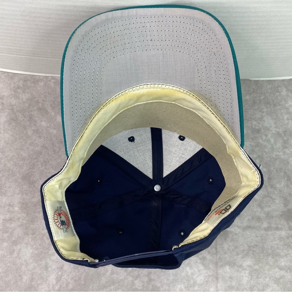 Vintage Seattle Mariners Hat Adult Navy Snapback MLB Baseball Outdoor Cap OFSM - Picture 9 of 12